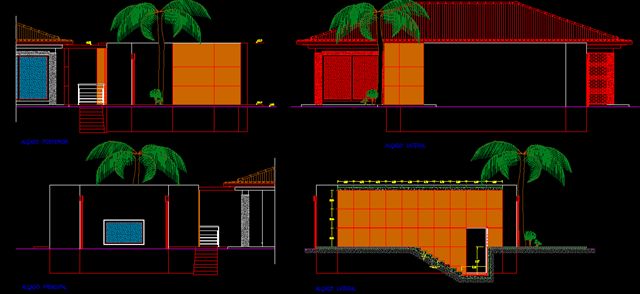 18. Layouts do projecto em AutoCAD